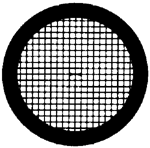 Image of an EM grid (top view)